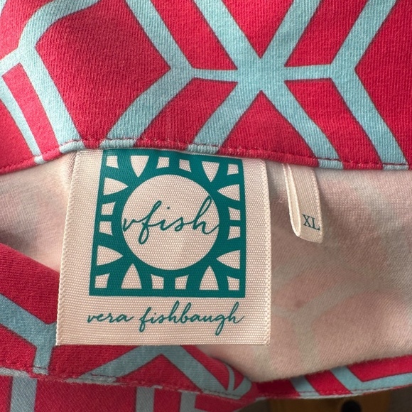 NWOT Vera Fishbaugh Geometric Shift Dress Size XL - Picture 5 of 8